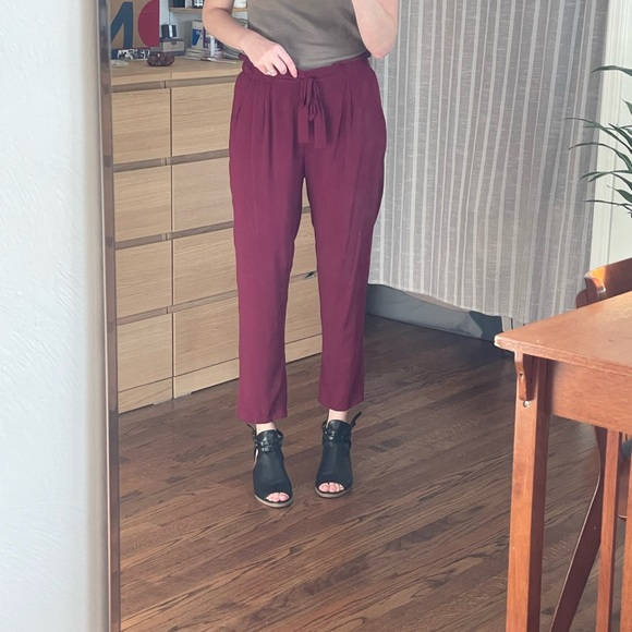 ankle length pants with elastic waist - Picture 7 of 7